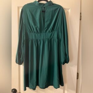 Elegant Green Women's Dress